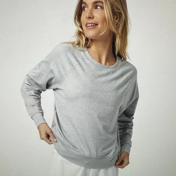 Vuori Halo Crew. S, light Heather gray - Picture 9 of 10